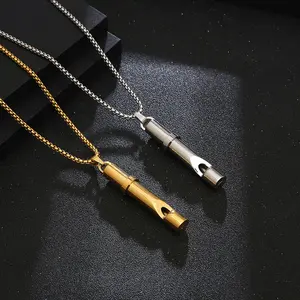 Fashion Safety Whistle Necklace safety alarm