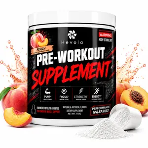 Classic Formula Pre-Workout Supplement | 30 Servings, 200mg Caffeine | Boost Energy, Focus & Strength | Peach & Strawberry Flavor