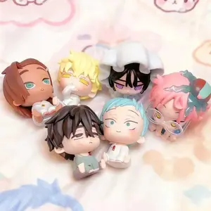 Anime Alien Stage Character Keychain Luka to Sua Ivan Mizi Hyuna Maumet Mini Plush Mascot Trendy Blind Box Toy Gift