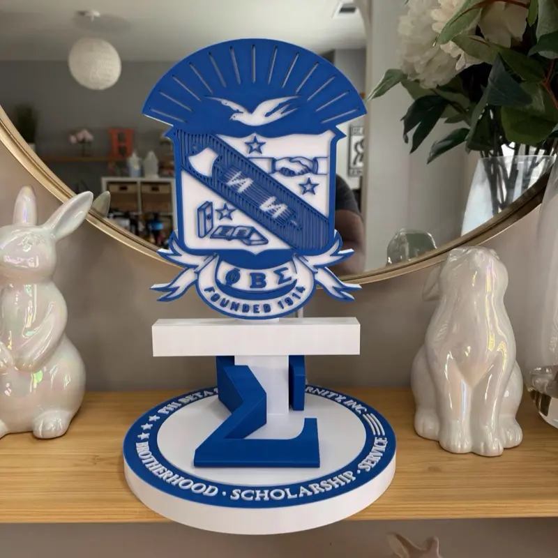 12” Phi Beta Sigma Fraternity Inc Desktop Sheild