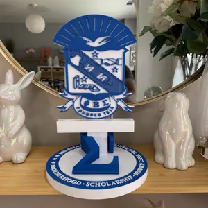 12” Phi Beta Sigma Fraternity Inc Desktop Sheild
