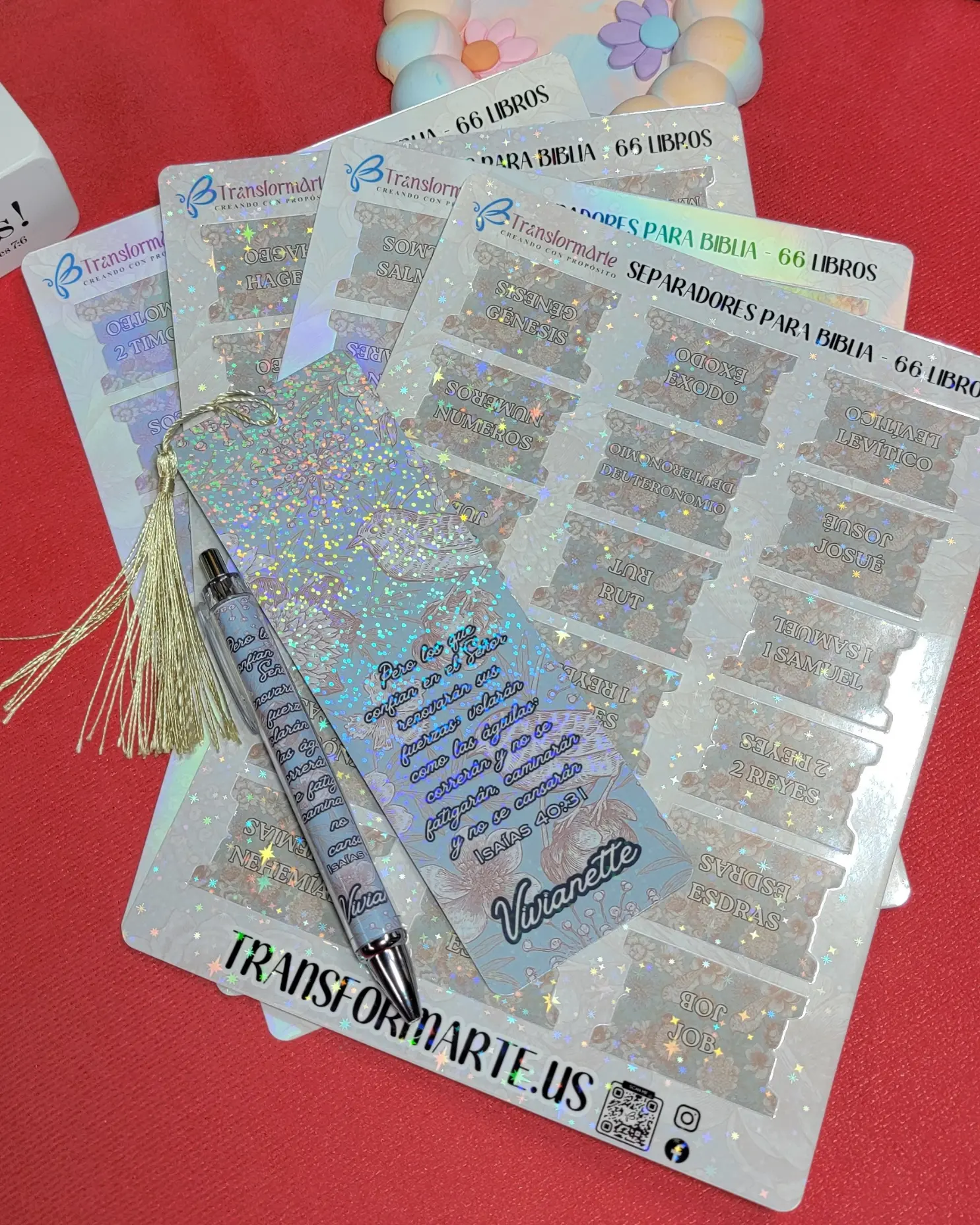 Set Personalizado para Biblia – Pestañas, Stickers, Marcador y ...