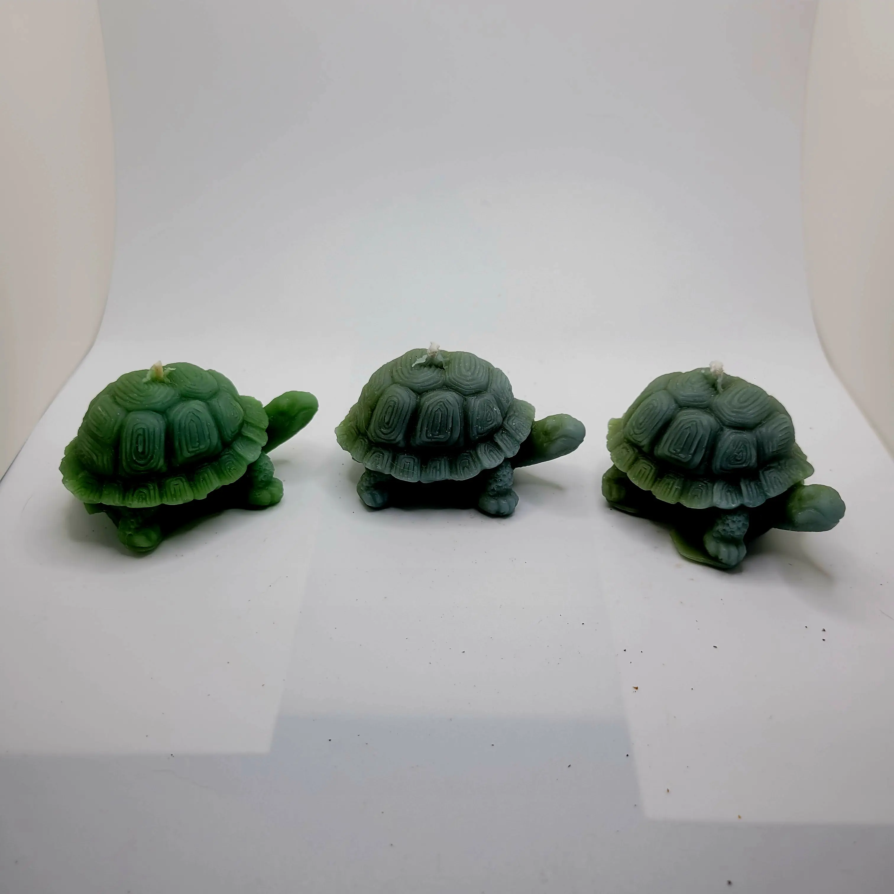 Tortoise Beeswax Candles - Natural, Non-Toxic, Vegan, Pet Safe, Hypoallergenic, Sustainably sourced, Bright natural Light, Long Lasting, Home Decor, Ambience Lighting, Romantic
