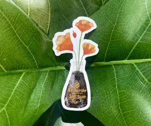 California Poppies in Soy Sauce Sticker