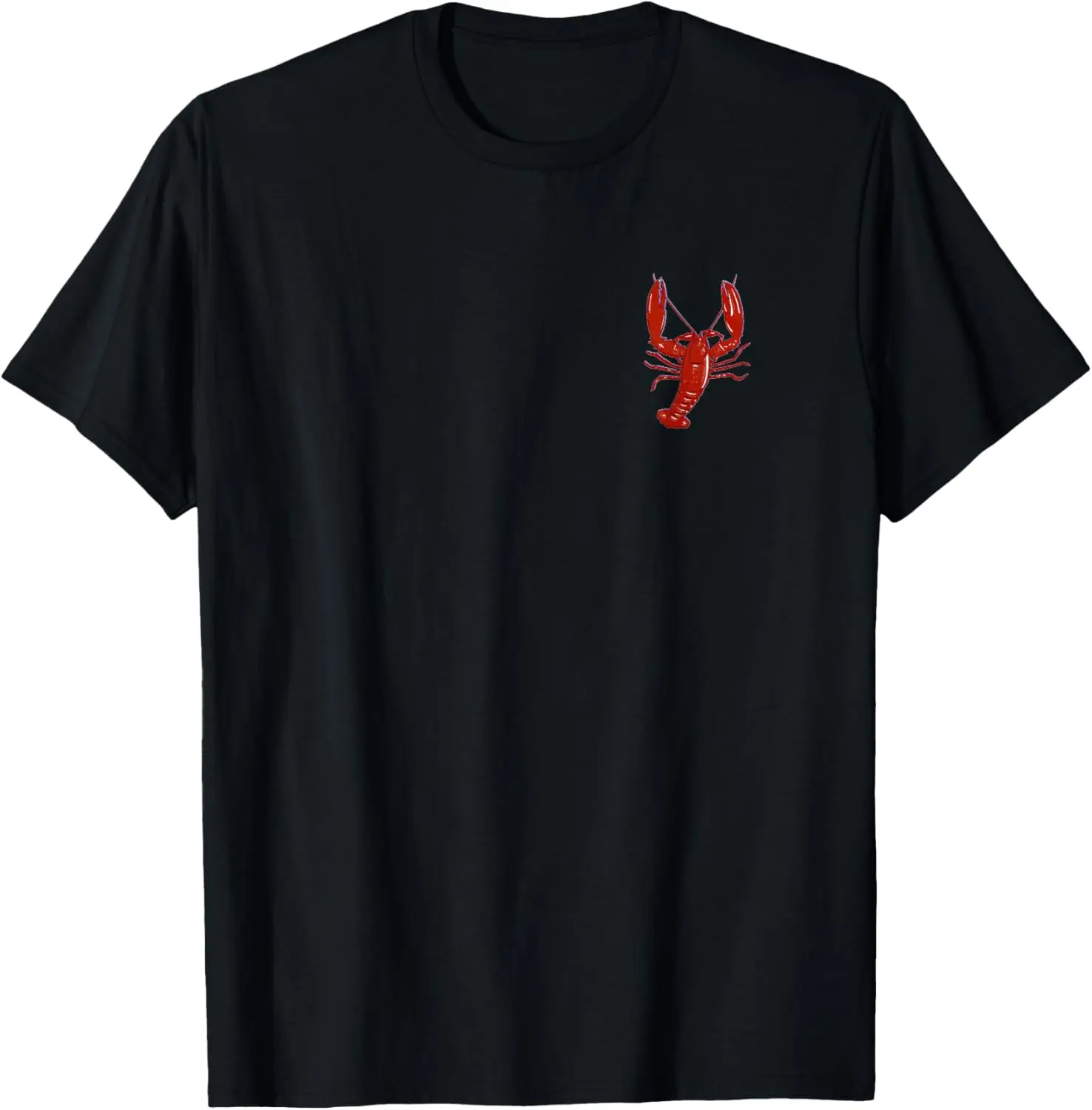 100% Cotton Red Maine Lobster Classic Design Nautical Boating T-Shirt