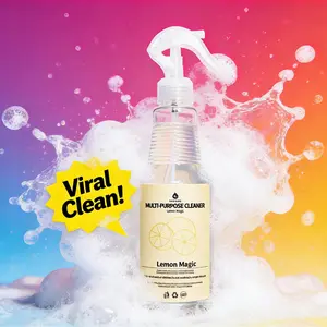 SAKIDOO multipurpose cleaner Clean Biodegradable Multi-functional Cleaner - 17 floz ounces - Multi-purpose cleaning spray, suitable for various surfaces such as kitchens, countertops, furniture, floors, homes and household environments.