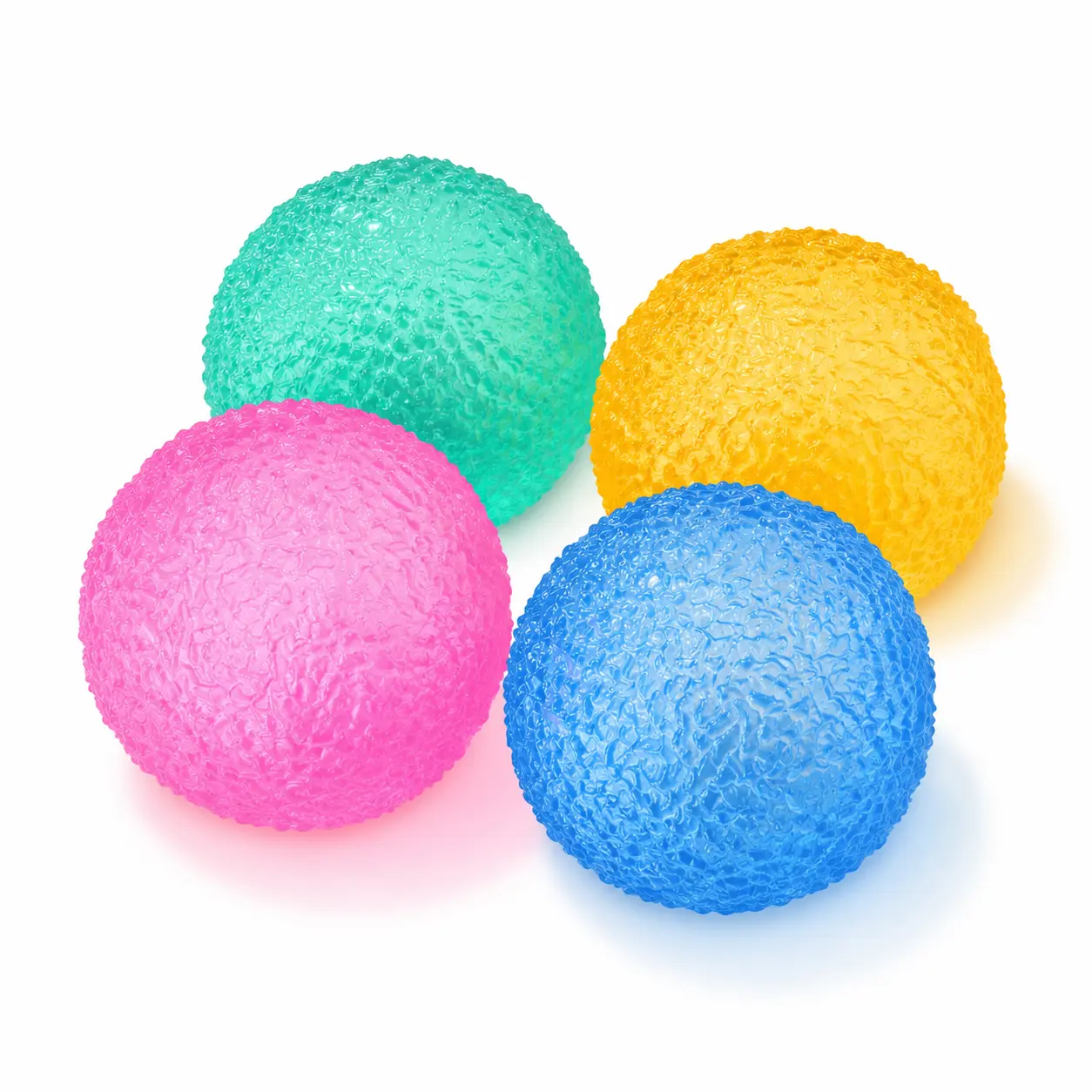 2-Pack Unisex Mesh Stress Balls, Flexible Mesh Fabric Desk Accessories, Comfortable Palm-Size Sensory Fidget Toys for Anxiety Relief, Adults & Kids Classroom Rewards Party Favors