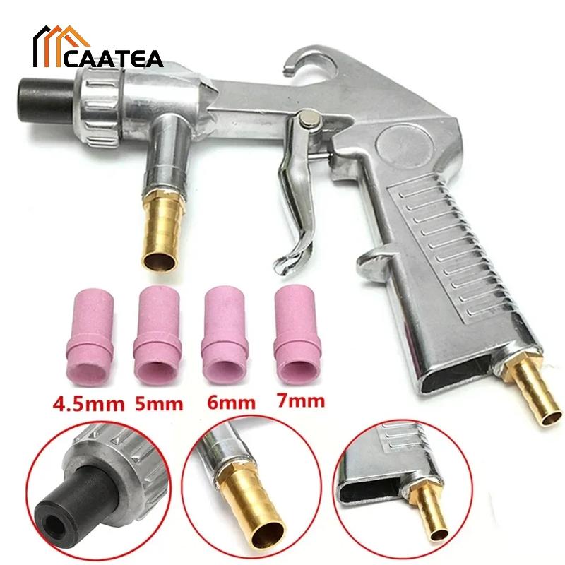 high-Precision Sandblaster Abrasive Air Sand Blasting Gun Efficient Kit Precise Spraying Contains Multiple Types Of Nozzles Sandblasting Machine Strong Sandblasting Tool Cleaning tools Rust Removal tools Polishing tools