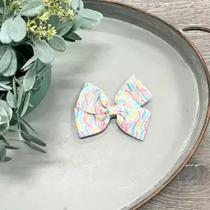 Patterned Clippy Bow Style #10