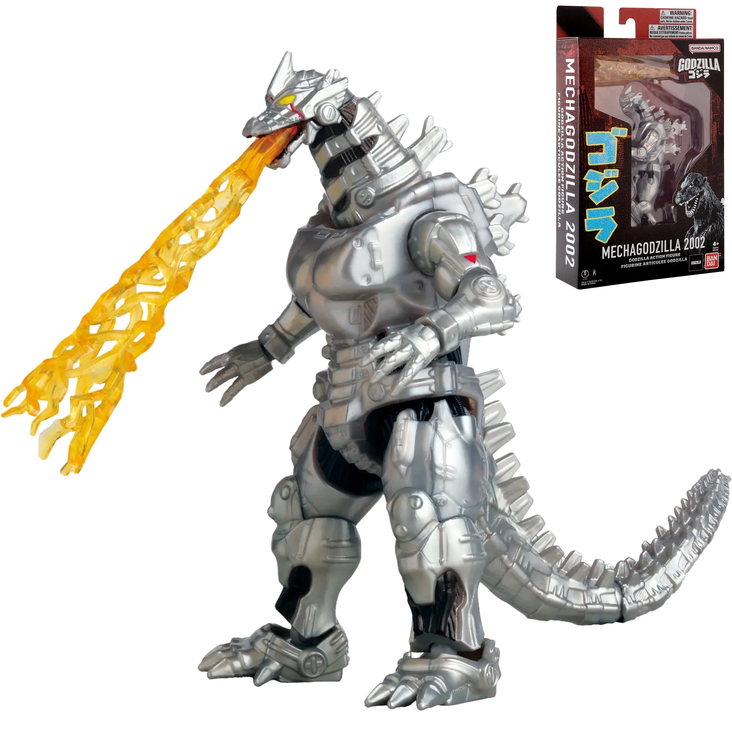 Bandai Namco - Godzilla - Mecha Godzilla 2002, 6" Action Figure Set