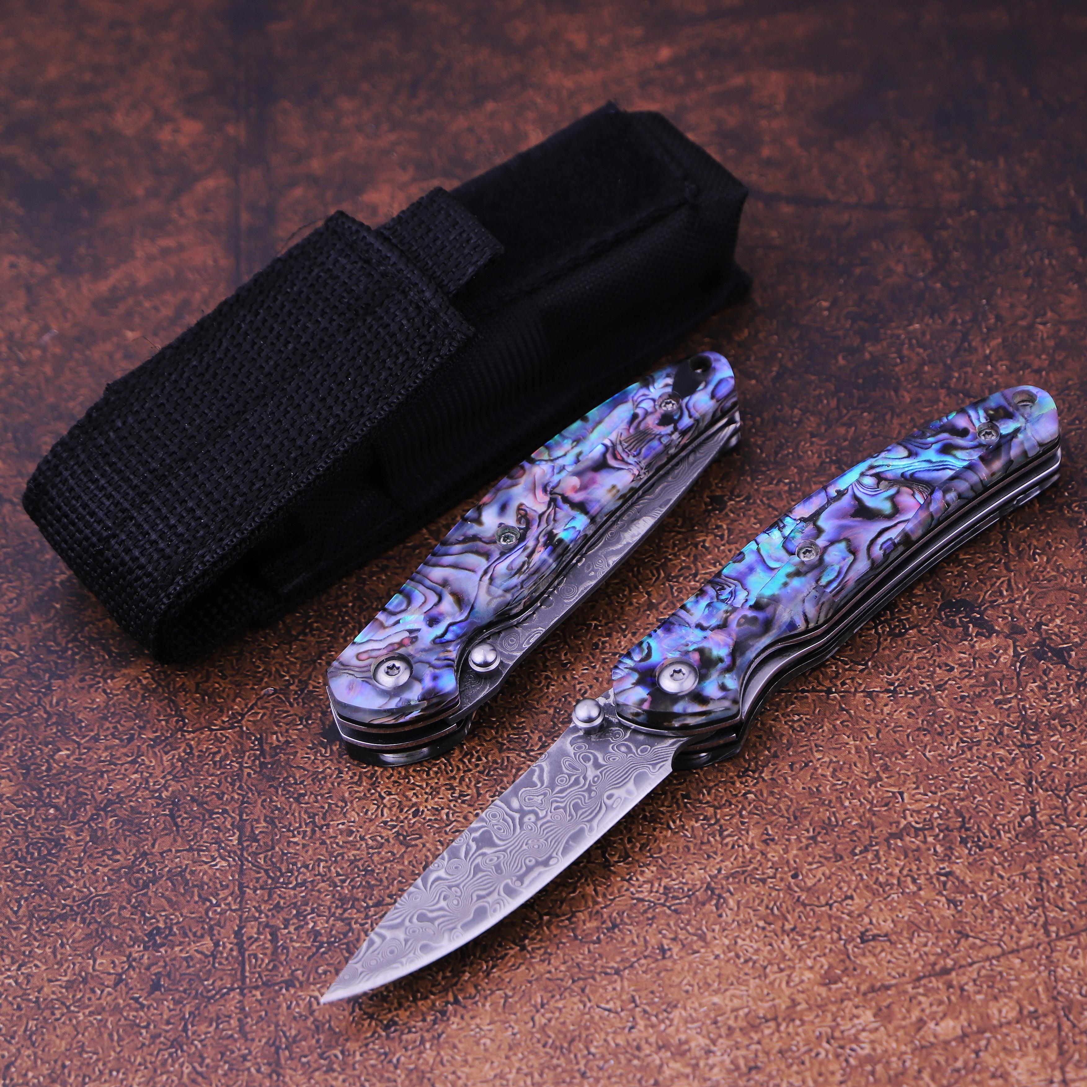 Multi-functional camping knife, comfortable non-slip handle, high hardness sharp blade, the perfect gift for men!