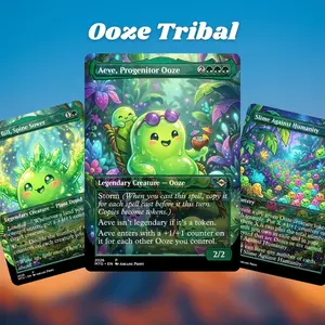MTG Proxy 100+ Card Commander Deck Ooze Tribal Slime Growth & Counter Engine Synergy Strategy Theme Ready to Play Magic Style Deck Perfect Gift for Collectors and Card Players