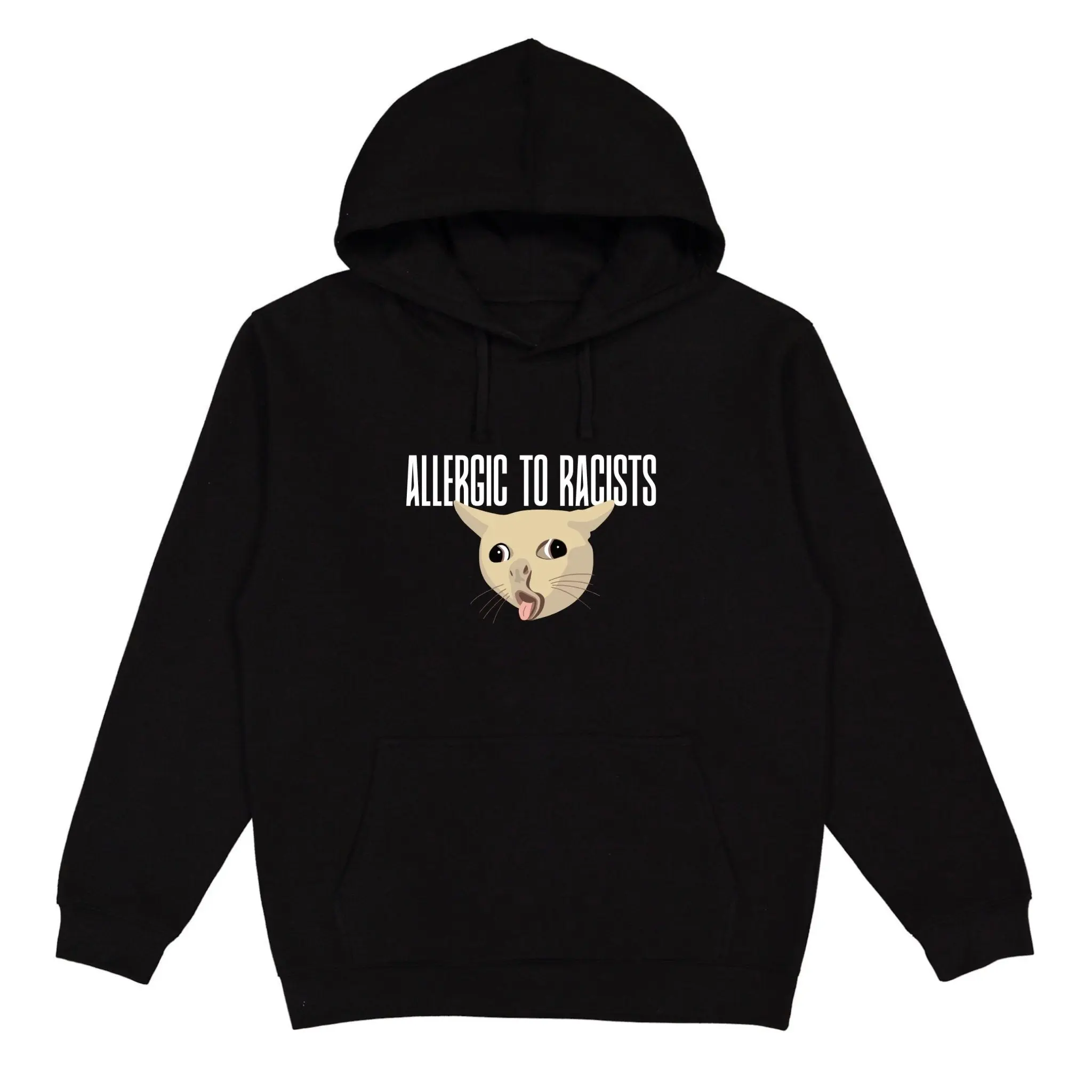 Allergic To Racists Hoodie