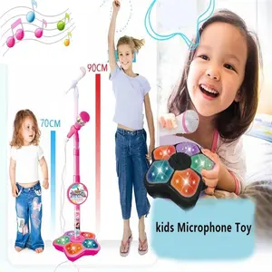 Kids Karaoke Microphone Machine with Light Singing Toys Music Gift for Girls Boys Birthday Christmas