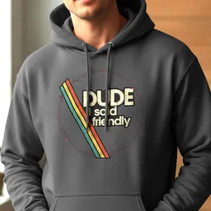 Arc Raiders "Dude I Said Friendly" Hoodie | Retro Sci-Fi Gaming Sweatshirt