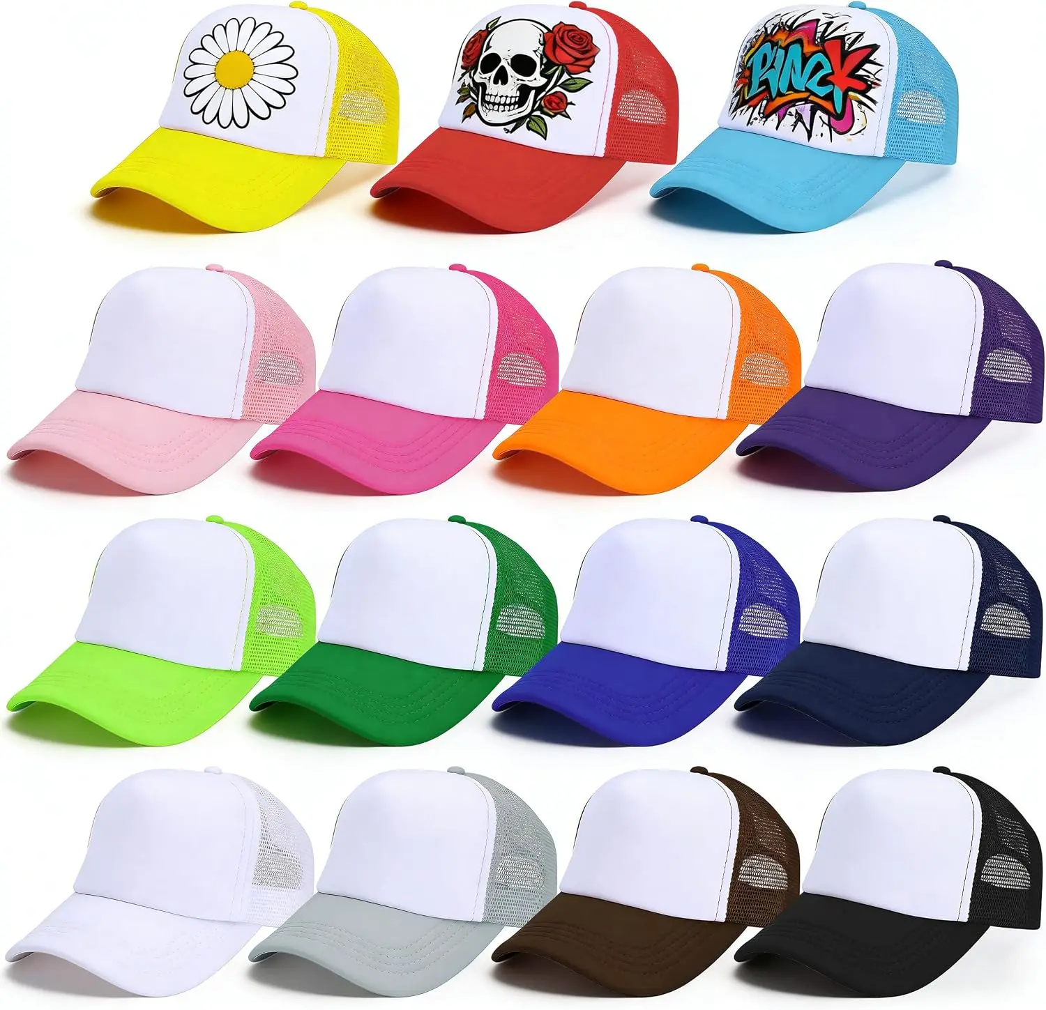 Joyclub Trucker Hats Bulk Adjustable Sublimation Hats Blank sohochic