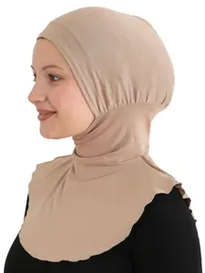1pc Fashion New Solid Color Instant Hijab, Women's Soft Jersey Modal Hijab, Lightweight Sporty Style, Muslim Daily Wear, Modest Hijab, Modesty Clothing