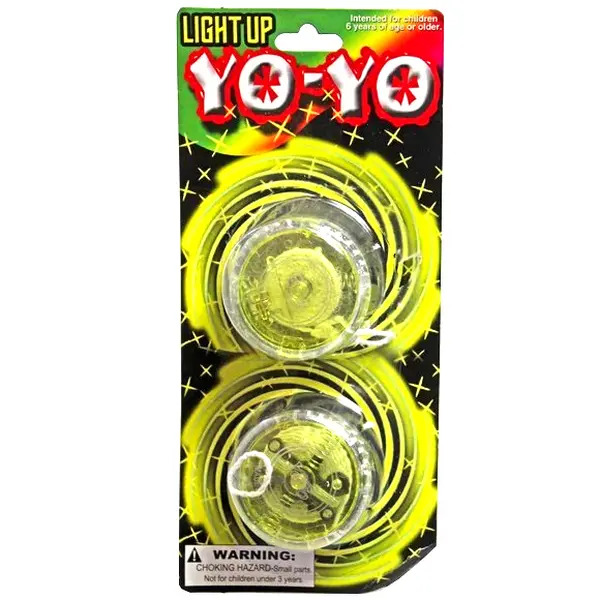 2 Pack LED Light Up YoYo Toys Spinning YoYos for Kids and Adults
