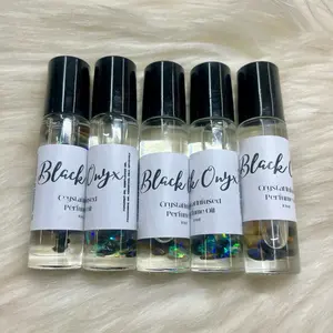 Black Onyx Crystal Infused Oil Roller - Slay’d Studio
