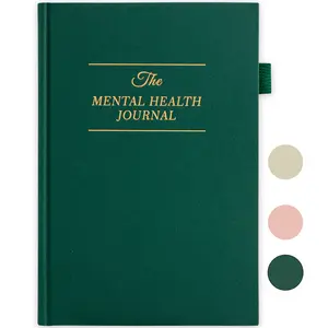 Mental Health Journal, Anxiety & Guided Journal for Women (A5 Size)-Dark Green Mental Health Journal, Anxiety & Guided Journal for Women (A5 Size)-Dark Green