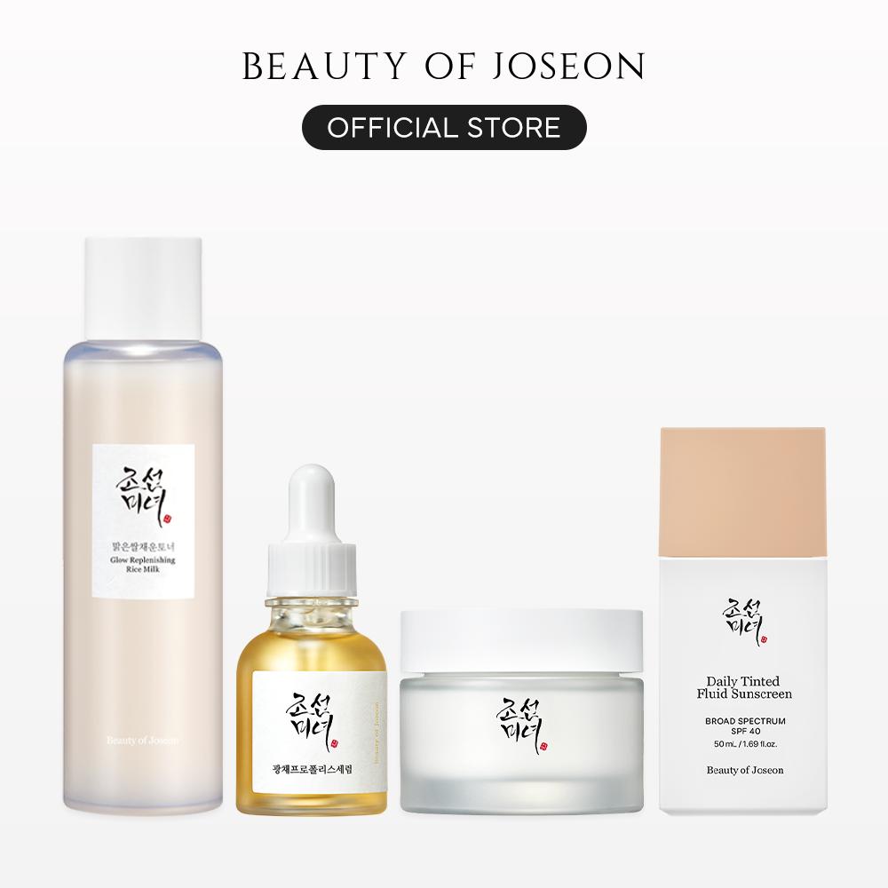 [Beauty of Joseon Official] Suede Glow Routine AFFORDABLE DAILY KOREAN SKINCARE, SHINE-FREE, RADIANT MATTE FINISH, VIRA