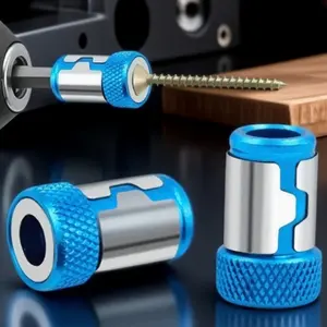 Magnetic Screw Holder: Detachable Design for DIY Home Repair & Holiday Decor. Hex Head Drill Bit Attachment Boosts Efficiency for Metal Screws & Quick Fixes. Your Ultimate Tool Assistant!