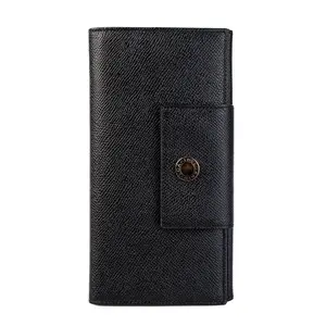 Pre-owned Bvlagri Leather Small Leather Goods Bvlgari Wallet	Black E26013235