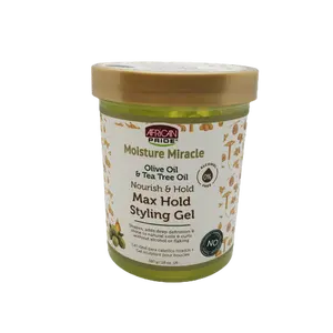 African Pride Moisture Miracle Olive Oil & Tea Tree Max Hold Styling Gel