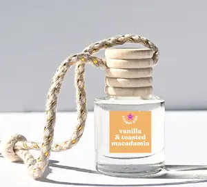 Vanilla & Toasted Macadamia Scented Car Freshener