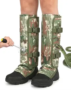 Snake-Proof Leg Gaiters Durable Fabric Protective Gear Adjustable for Men Women Hunting Hiking Camping Backpack sacking DealsForYouDay