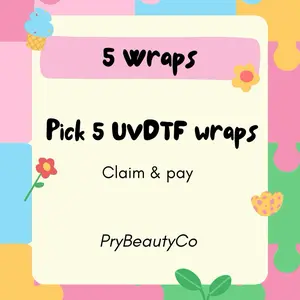 Pack of 5 wraps