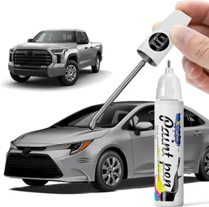 1F7 Classic Silver Metallic Touch Up Paint Compatible with Toyota, DIY Car Paint Scratch Repair, Quick & Easy Fix Automotive Scratch Repair for Land Cruiser/Corolla/4Runner/Prius/Yaris