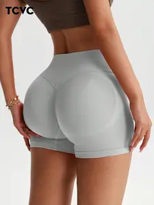 Women's Yoga Sport Fashion Shorts, Skin-Friendly Versatile High Stretch Waistband, Indoor Outdoor Sports Casual Wear, Gym Yoga Shorts
