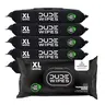 DUDE Wipes Extra Large Flushable Toilet Paper & Wipes - 6 Pack (288 Count) - Deodorizing Clean Scent, 24hr Odor-Destroying Tech - Biodegradable, Cleaning, Disposable Daily, Gentle Formula, Hypoallergenic, Non-Toxic, Biodegradable Toilet Paper & Wipes
