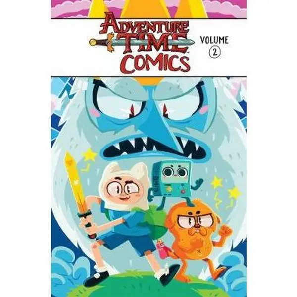 Used Condition Adventure Time Comics Vol. 2 - Derek Fridolfs, Riley Rossmo - Paperback English School Educational Supplies Book, Land of Ooo Cartoon Art, Original Stories, Comic Reading, Printed Pages, Sweet Shorts & Beloved Characters, Artists' Own Style