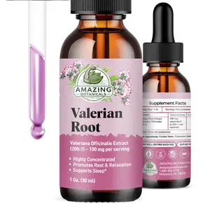 Valerian Root Drops for Sleep – Organic Valerian Root Tincture Extract 3000mg – Herbal Relaxation Liquid