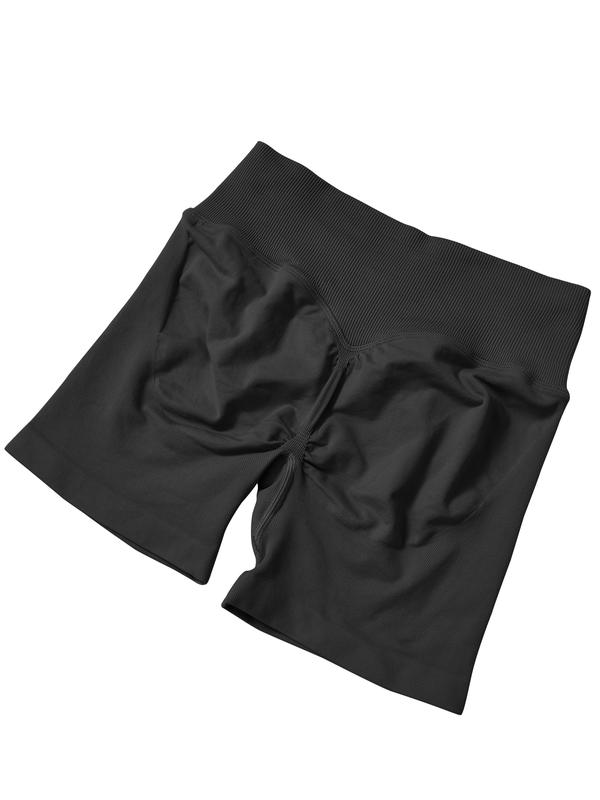 BBFIRA Seamless V Cross Women's Butt-Lifting Shorts；Cross V-Shaped Sporty Peach-Coloured Shaping Seamless Hidden-Seam Butt-Lifting Tight Shorts Fitness Yoga Pants Cross-Front Waistline Sporty Tight Shorts Athletic Yoga Shorts