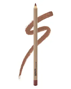 Cafecito Smooth Lipliner Natural Wooden Lip Liner Gentle Lipliner Rich Medium Brown Shade Long Lasting Makeup Cosmetic