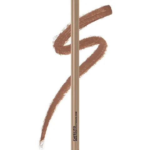Cafecito Smooth Lipliner Natural Wooden Lip Liner Gentle Lipliner Rich Medium Brown Shade Long Lasting Makeup Cosmetic