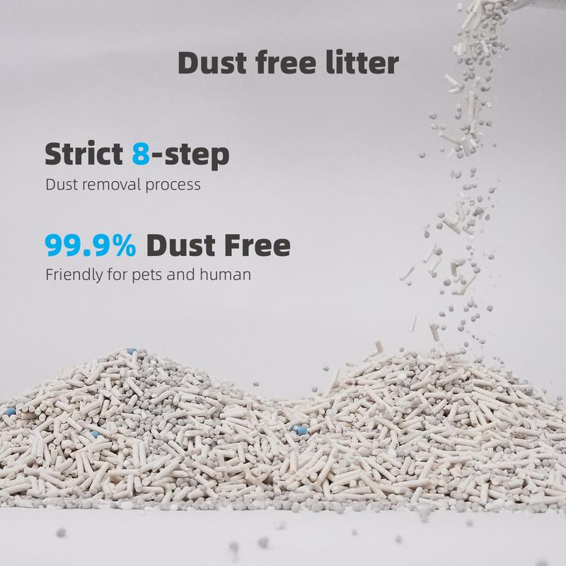 ZuttoNyan 5-in-1 Tofu Mixed Cat Litter,Fast Clumping,Dust Free,Low Tracking,Odor free,Flushable