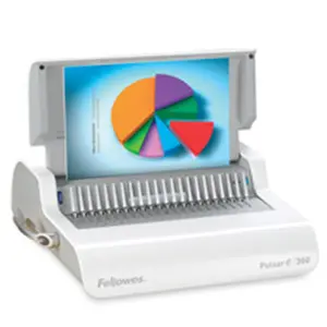 Fellowes Mfg. Co.  Electric Plastic Comb Binding Machine- 16-.25in.x15-.50in.x5-.13in.