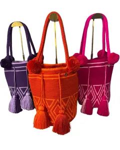 WAYUU BAG LARGE FERTILITY POMPOM EDITION