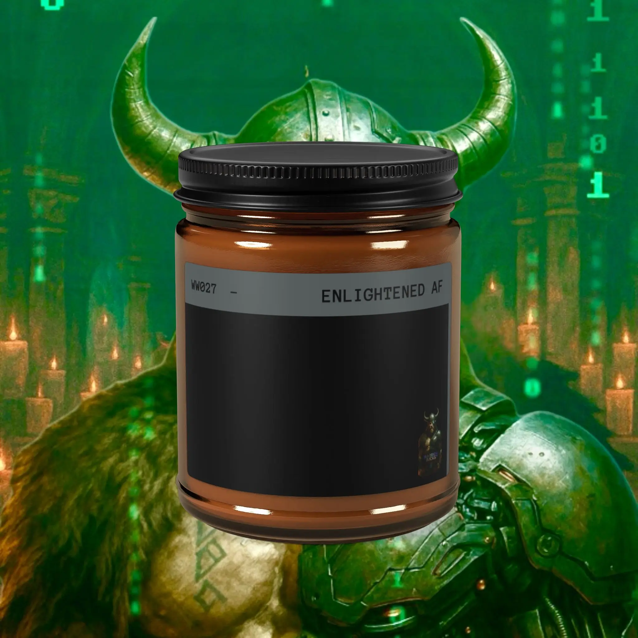 WARRIOR WICKS™ — Brotivation Candle Jar #027