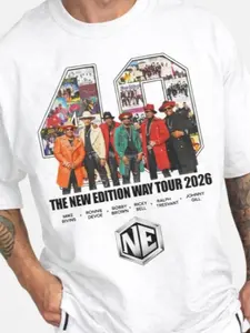 2026 NNew Edition Way Tour 2026 Unisex New Shirt, R&B Music Fans, Tour Date 2026 Shirt, Vintage New Edition Tee, Gift For Music Lover