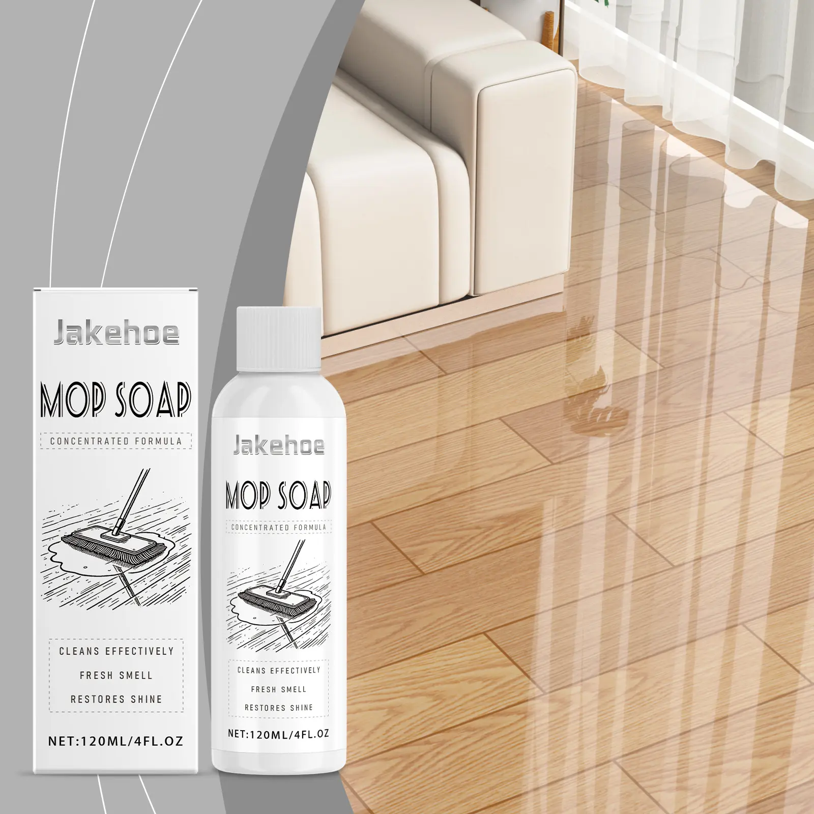 [Same-Day Delivery]Jakehoe Multi Surface Floor Cleaner Hardwood Tile Laminate Stain Dirt Remover Daily Use Home Renovation Cleaning Product