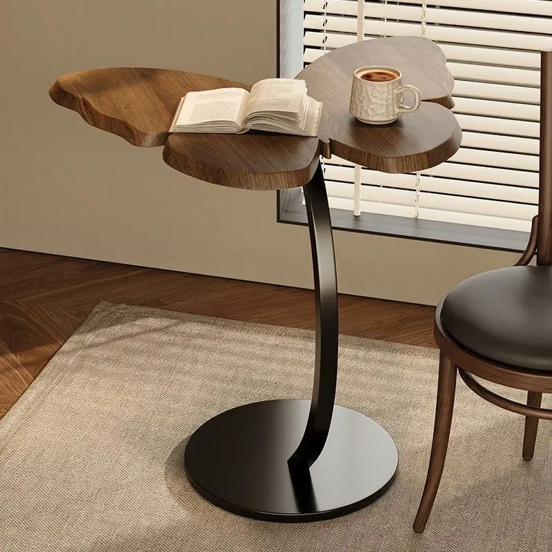 Home Bedside Storage Rack Living Room Floor Side Table Bedroom Bedside Table Vintage Floor Storage Rack Butterfly Small Coffee Table