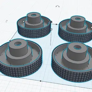 4x Rubber Feet Set for Technics SL-BD22 Turntable Anti-Vibration Replacement