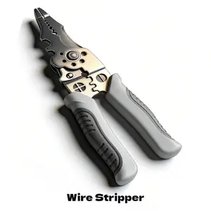 Multifunctional Wire Stripper Crimper Cable Cutter Pliers, Professional Electrical Wire Stripping Tool, Multipurpose Wire Stripper for Electrical Cable Cutting (1PCS)