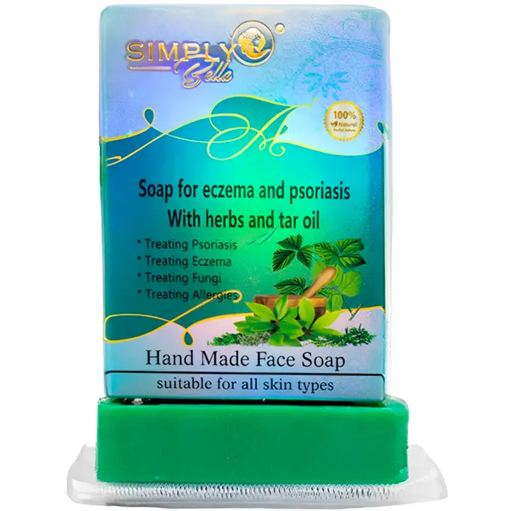 Eczema and Psoriasis Soap - Therapeutic Herbal Tar Oil Soap Bar