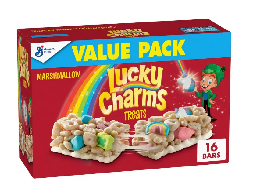 Lucky Charms Cereal Treat Bars, Snack Bars, Value Pack, 16 Ct, 13.6 oz